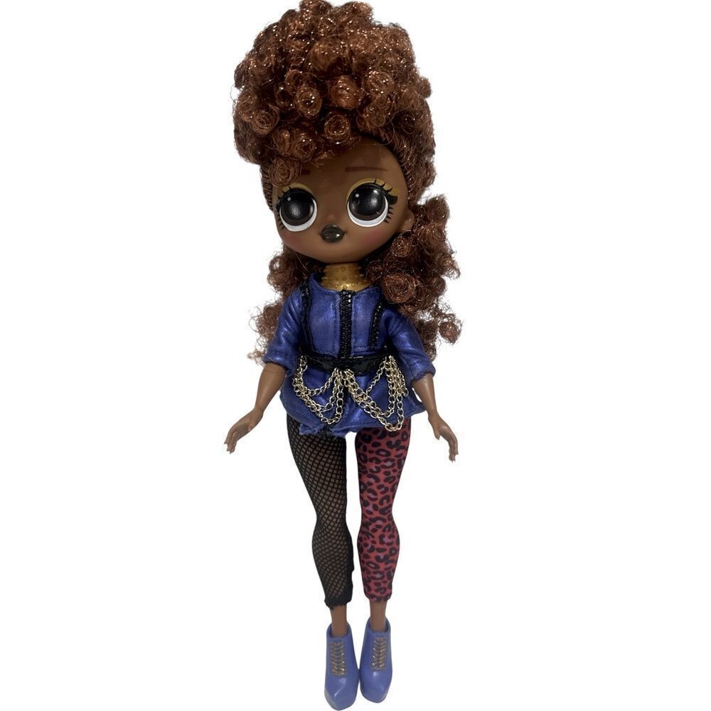 L.O.L. Surprise! Fashion Doll with Blue Jacket and Brown Hair EUC